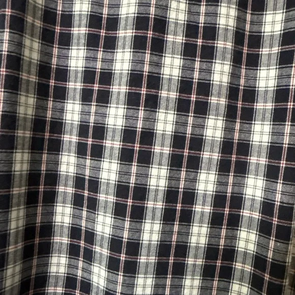 #765 Banana Republic Men’s Plaid Long Sleeve Button-Down Shirt Size XL - Picture 11 of 11